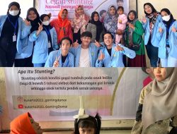 Tingkatkan Kesadaran Masyarakat akan Tumbuh Kembang Anak, Mahasiswa Kukerta UNRI adakan Penyuluhan Stunting di Desa Ganting Damai