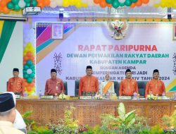 DPRD Kampar Gelar Rapat Paripurna Istimewa HUT Kampar ke-74