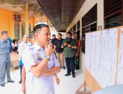 Pj Bupati Kampar Lakukan Monitoring Pelaksanaan Pemilu