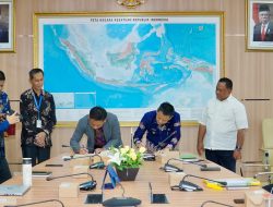 Terkait RDTR, Pj Bupati Kampar Lakukan MoU Dengan Badan Informasi Geospasial.