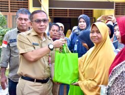 Kampar – Pemprov Riau Launching Gerakan Pangan Murah Di Desa Karya Indah.