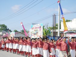 Pj. Sekda Kampar Lepas Pawai Ta’aruf MTQ Ke-53 Kampar.