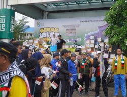 Meriahkan Milad Ke-16 Umri, Ratusan Masyarakat Ikuti Gerak Jalan Sehat
