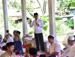 Silaturahmi Bersama Masyarakat, Pj Sekda Kampar mengajak Masyarakat Untuk selalu Menjaga Kerukunan antar sesama untuk wujudkan Masyarakat yang Agamis.