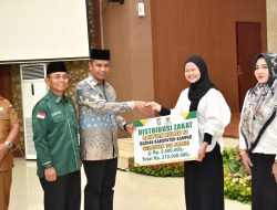Kampar Distribusi Zakat Baznas Program Kampar Cerdas