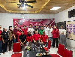 Jalin Konsolidasi Pemenangan Pilgubri, DPC PKB Kampar Silaturahmi ke Kantor DPC PDI Perjuangan