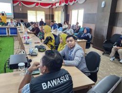 KPU Kampar Gelar Rakor Tahapan Pendaftaran Bakal Pasangan Calon Kepala Daerah serentak tahun 2024