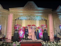 Pj Bupati Kampar Bersama Istri Ucapkan Selamat Atas Pernikahan Irvan dan Yasmin