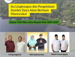 Isu Lingkungan dan Pengelolaan Sumber Daya Alam Berbasis Masyarakat dalam Visi Misi Calon Bupati Siak 2024-2029
