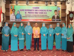 Pj Ketua TP-PKK Kampar Ricana Djayanti Hadiri Langsung Pembukaan Rakor PKK Se-Riau