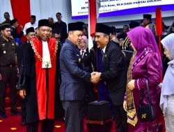 Saksikan Pengambilan Sumpah Ketua dan Wakil Ketua DPRD Kabupaten Kampar Masa Jabatan 2024-2029