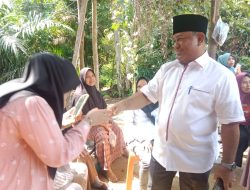 GOR PB Garuda Membludak, Ratusan Masyarakat di Tanjung Sawit Sekitarnya Siap Menangkan Yusri-Rinto