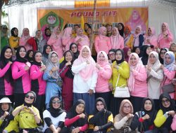 Gelar Senam Pount Fit Bersama GOW Kab. Kampar
