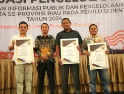 Bawaslu Kabupaten Kampar Raih Prestasi Gemilang: Penghargaan Inovasi Kehumasan