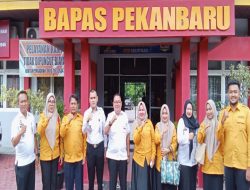 Sambangi Bapas Kelas I A Pekanbaru, Forum Puspa Madani Kampar Bangun Kolaborasi