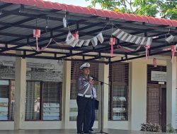Polres Kampar IRUP dan  Identifikasi Sidik Jari Di SMP N 2 Bangkinang Kota