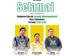 Untung Surapati Terpilih Ketua PD Pemuda Muhammadiyah Pekanbaru Periode 2024-2028