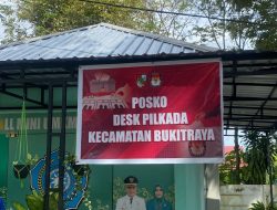 Kecamatan Bukitraya Buka Posko Desk Pilkada 2024, Ini Tugas dan Fungsinya