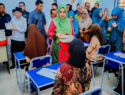 Ketua TP PKK Riau Lakukan Simulasi Program Makan Bergizi dan Gratis di Kabupaten Kampar