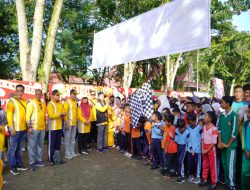 Jalan Santai Peringatan HUT PGRI ke-79 dan HGN 2024 di Kabupaten Kampar