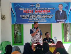 Reses Anggota DPRD Kabupaten Kampar Rezki Ananda Fraksi Partai Demokrat Masa Sidang I Tahun 2024