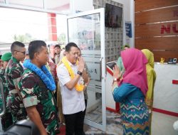 Pj. Kampar Dampingi Danrem 031/WB Pencanangan Makan Siang Bergizi di Kabupaten Kampar