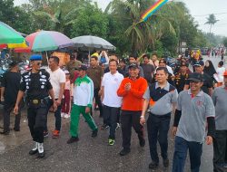 Dihadiri Wawako Terpilih, Ratusan Warga Meriahkan Jalan Santai HUT ke- 8 Kelurahan Pebatuan Kulim