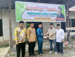 F-Gerindra Hadiri Santunan Anak Yatim Aursatu