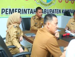 Zoom Meeting Pengendalian Inflasi dan Sertifikat halal dengan Mendagri