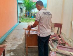 Sambut Awal Sekolah, SMP N 2 Salo Perbaiki Inventaris Sekolah