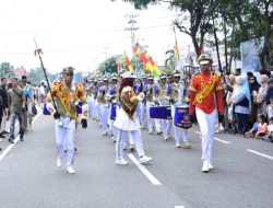 Marching Band Satpol PP Kab. Kampar Tampil Memukau Masyarakat Bengkalis