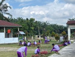 SMP Rumbio Jaya Memulai awal tahun dengan Goro Bersama